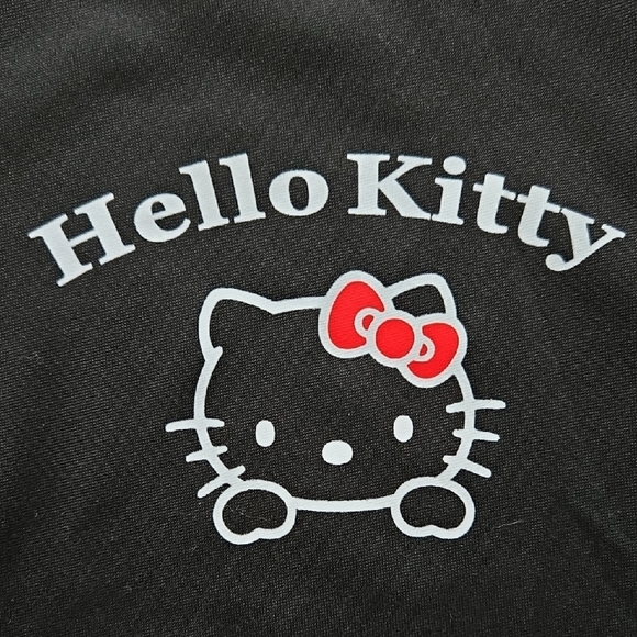 Hello Kitty Pajama Lounge Set 2 Piece Black Womens Small Cute Sanrio - Picture 10 of 10